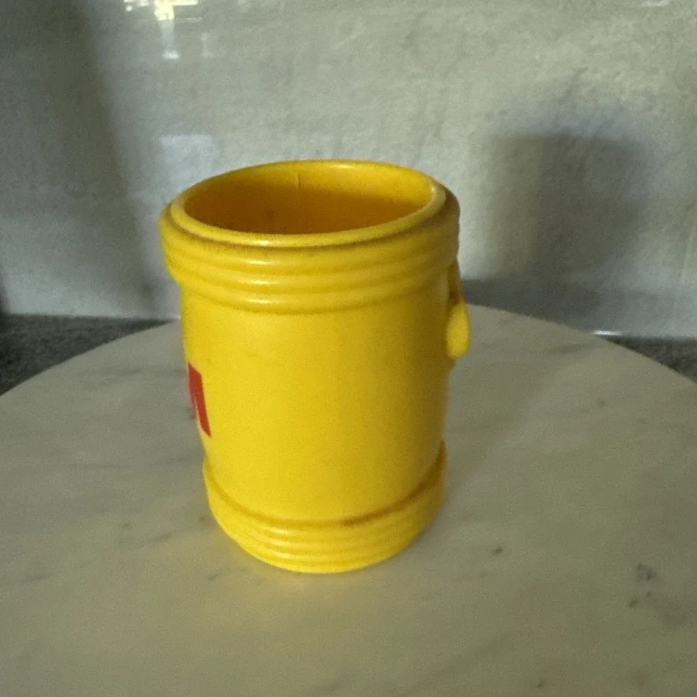 3M Logo Gold Tone Koozie‎ Fridge Magnet Vintage Rare Thick Rubber Plastic